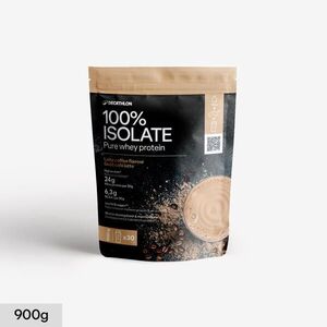 Decathlon Tejsavófehérje izolátum, café latte-ízű, 900 g kép