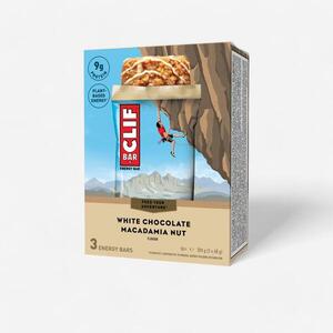 Clif Energiaszelet, fehér csokoládé és makadámdió, 3 x 68 g - bar kép