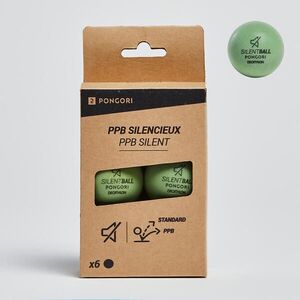 Pongori Szivacs Pingponglabda Ppb 100 Silent, Nem Kelt Zajt, 6 db kép