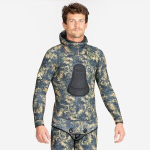 Decathlon Férfi búvárfelső víz alatti vadászathoz, 5 mm-es neoprén - SPF 900+ kép