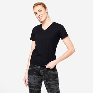 Domyos Női fitnesz póló, V-nyakú kép