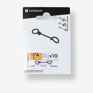Caperlan Gyorskapocs - Black Nickel kép