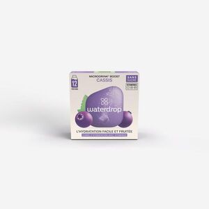 Waterdrop Microdrink BOOST, ribizli-bodza-acai ízű, 12 db kép