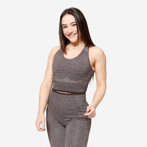 Domyos Női fitnesz ujjatlan póló, varrás nélküli kép