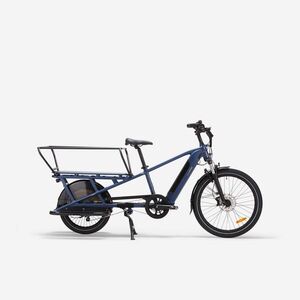 Btwin Elektromos cargo kerékpár, longtail - E-Three 500 kép