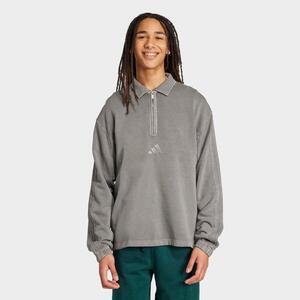 Adidas Pulóver, félig cipzáros, koptatott - All SZN kép