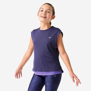 Decathlon Lány póló 2 az 1-ben, légáteresztő, multisport kép