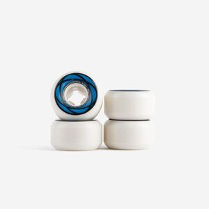 Decathlon Kúpos kialakítású gördeszka kerék, 54 mm 99A, 4 db, elefántcsont szín kép