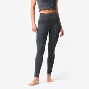 Decathlon Női jóga- és pilates leggings, rugalmas, varrásmentes kép