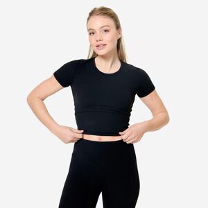 Domyos Női jóga- és pilates póló, puha, rugalmas - Breathe kép