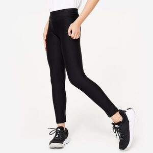 Decathlon Lány leggings, magas derekú, légáteresztő kép