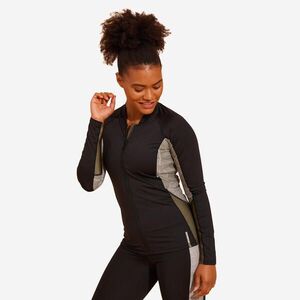 Decathlon Női úszófelső aquabikinghoz, hosszú ujjú, cipzáras - Phoebe Lia kép