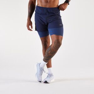 Kiprun Férfi futó rövidnadrág, 2 az 1-ben - Run 500 Confort kép