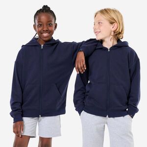 Decathlon Gyerek melegítőfelső, cipzáros, kapucnis kép