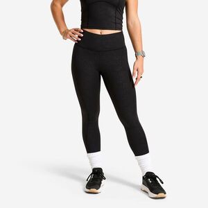 Domyos Női fitneszleggings, magas derekú, alakformáló kép