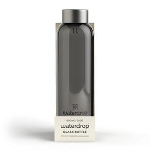 Waterdrop Üvegkulacs, védőtokkal, 600 ml kép