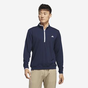 Adidas Férfi golfkabát, könnyű, félig cipzáras kép