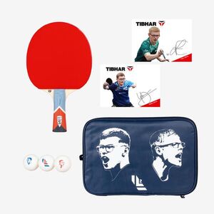 Tibhar Pingpongütő szett (1 ütő + tok 3 labda 2 kártya) - Pack Lebrun kép