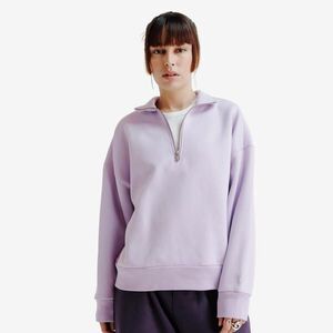 Decathlon Női pulóver, oversize, cipzáras nyakú - Elementals kép
