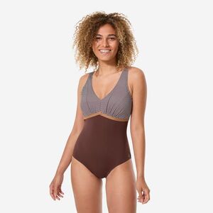 Decathlon Női úszódressz aquafitneszhez, egyrészes - Rosy kép