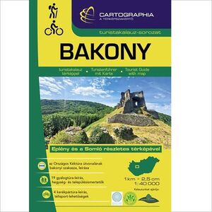 Cartographia Bakony turistakalauz kép