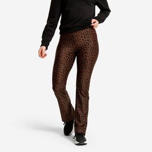 Domyos Női fitneszleggings, egyenes szabású, légáteresztő kép