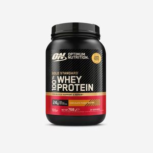Optimum Nutrition Tejsavófehérje, mogyorós csokoládé, 768 g kép