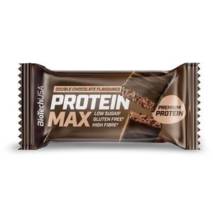 Biotechusa Fehérjeszelet, dupla csokoládéízű, 45 g - Protein Max kép