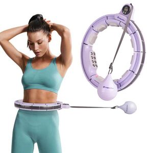 Hulahopp karika súllyal inSPORTline Weight Hoop Pro 69-105 cm-Újszerű termék kép
