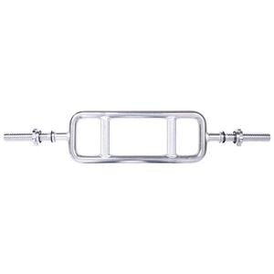 Tricepsz rúd szorítókkal inSPORTline Tridabar 88, 5cm/30mm, krómozott acél, csúszásmentes fogantyú kép
