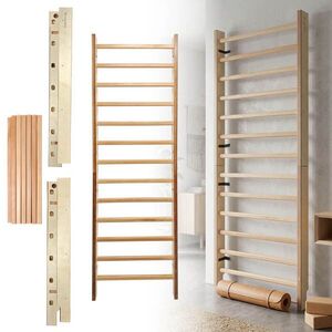 Bordásfal inSPORTline Dualmar 220x65 cm, erős és tartós kialakítás, lakkozott felület, tartozékok rögzítésének lehetősége, könnyű karbantartás kép