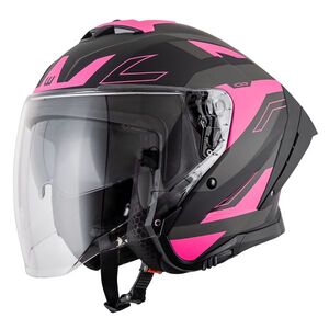 Motoros sisak W-TEC Voltik Shockrose, aerodinamikusan kialakított héj, zárható szellőzőrendszer, Pinlock® 70 előkészítés, mikrometrikus csat zárással kép