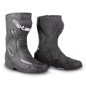 Motoros csizma W-TEC Rison EVO, apró szellőzőnyílások, fényvisszaverő elemek, csúszásgátló talp, légáteresztő belső membrán kép