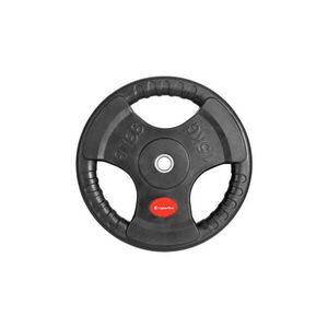 Gumírozott olimpiai súlytárcsa inSPORTline Graton OL 15 kg 50 mm, fokozott kopásállóság, ergonomikus forma, magas tartósság kép