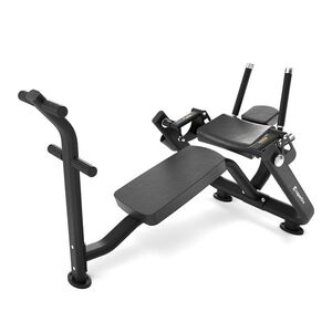 Hasizom erősítő pad inSPORTline Velocer tárcsasúlyos, mobiltelefontartó, szállítókerék a könnyű mozgatáshoz, strapabíró szerkezet, ergonomikus ülés kép