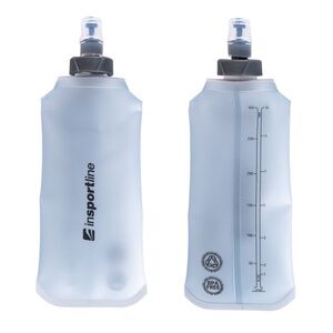 Összecsukható palack inSPORTline Hydroquick 300, szivárgásmentes kupak, szájrész-védőfedél, újrahasznosított anyag, nem tartalmaz BPA-t, könnyű anyag kép