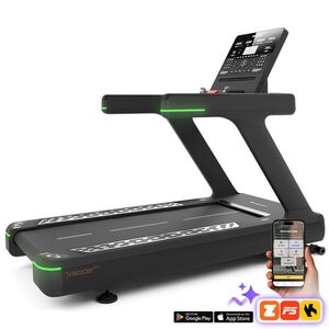 Futópad inSPORTline Velocer Run LED, 76 edzésprogram, 6 HP teljesítményű váltakozó áramú motor, 25 km/h-s sebesség, 14%-os elektronikus emelkedés kép