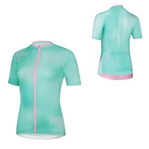 Női rövid ujjú kerékpáros felső Etape Donna 2.0, légáteresztő képesség, Fit+™ csúszásgátló szilikon szalag, AirMesh hálós anyag, fényvisszaverő elemek kép