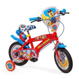 Gyermek kerékpár Toimsa Paw Patrol Boy 14", egyensúlyozó kerekek, palack tartó, első féknyereg és a hátsó dobfék, 4-6 éves gyermekek számára kép