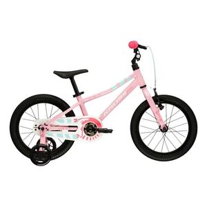 Könnyű gyermekkerékpár Kross Mini 4.0 16", 2026-os modell, 100-120 cm, 8, 5 kg, segédkerekek, kényelmes nyereg, ergonomikus markolatok, alumínium váz kép