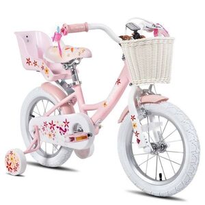 Gyermekkerékpár Joystar Unicorn 14", 92-120 cm, magasságban állítható kormány és nyereg, segédkerekek, kitámasztó, masszív acélváz, 3 éves kortól kép