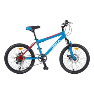 Gyerekkerékpár Olpran Papilio DISC 20" - 2026-os modell, 6 sebességes Shimano váltó, 13"-es HI-TEN acélváz, puha nyereg, elülső és hátsó tárcsafékek kép