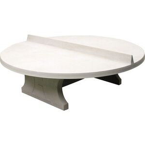 vandálbiztos, kültéri HeBlad beton pingpong asztal klasszikus natúr, kerek, 1570 kg kép