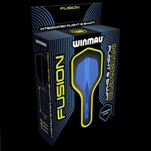 DARTS TOLL ÉS SZÁR EGYBEN WINMAU FUSION KÉK, STANDARD TOLL ÉS HOSSZÚ SZÁR kép