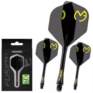 Darts toll és szár egyben Winmau Fusion MvG Pac Man, No2 toll és hosszú szár kép
