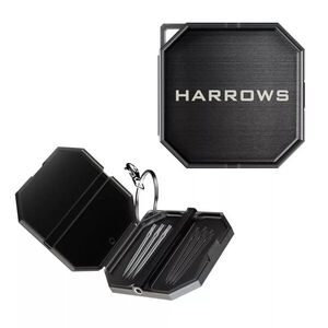Darts fémhegy csavaró kulcs és tartó, Harrows Premium Quick Point Tool, fekete kép