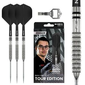 Dart szett Red Dragon steel Gian van Veen TE Switch Point 21g 90% kép