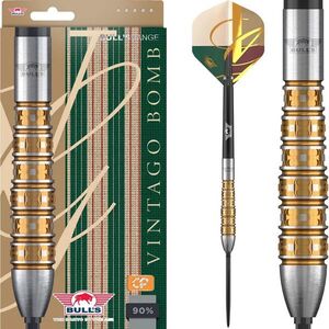Darts szett steel Bull's NL CP Vintago Bomb, 22g 90% kép