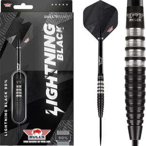 Darts szett steel Bull's NL Lightning Black, 21g 90% kép