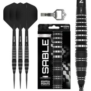 dart szett Red Dragon steel Sable 03 90% Switch Point Bomb 26g kép